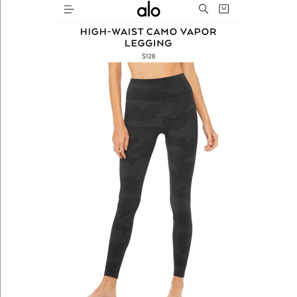 ALO Yoga Pants - ALO Yoga High-Waist Camo Vapor Leggings NWOT